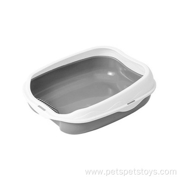 Full semi-enclosed cat toilet cat litter box